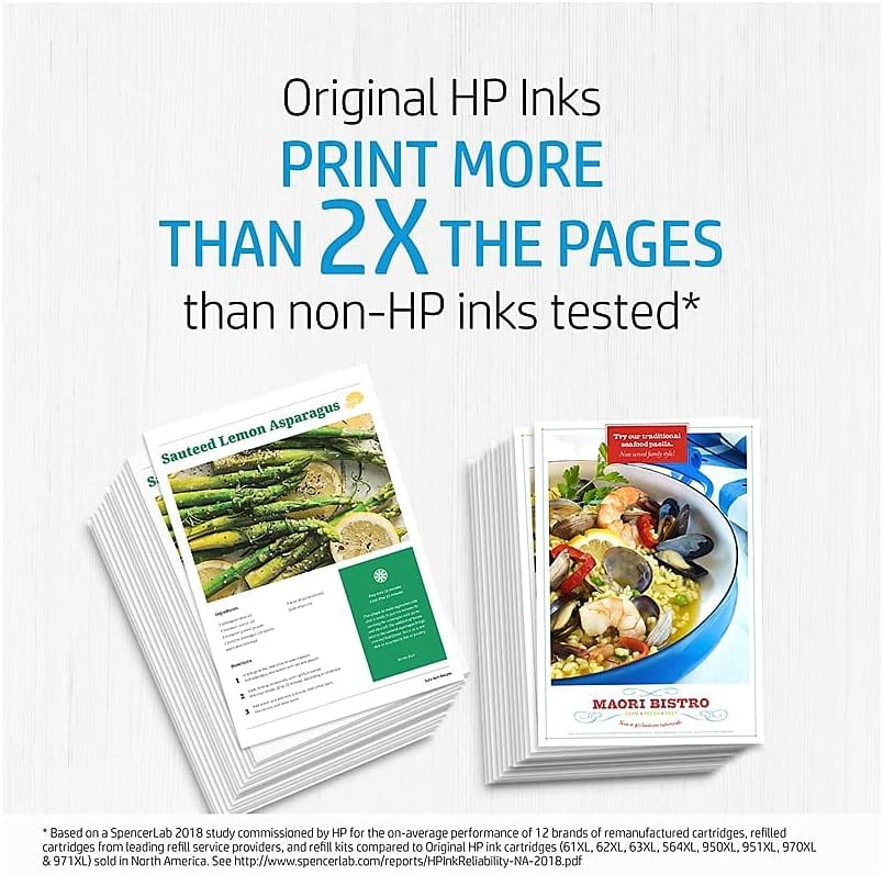 HP 63 Ink Cartridges for HP 63 Black Ink Cartridge, 2 Black